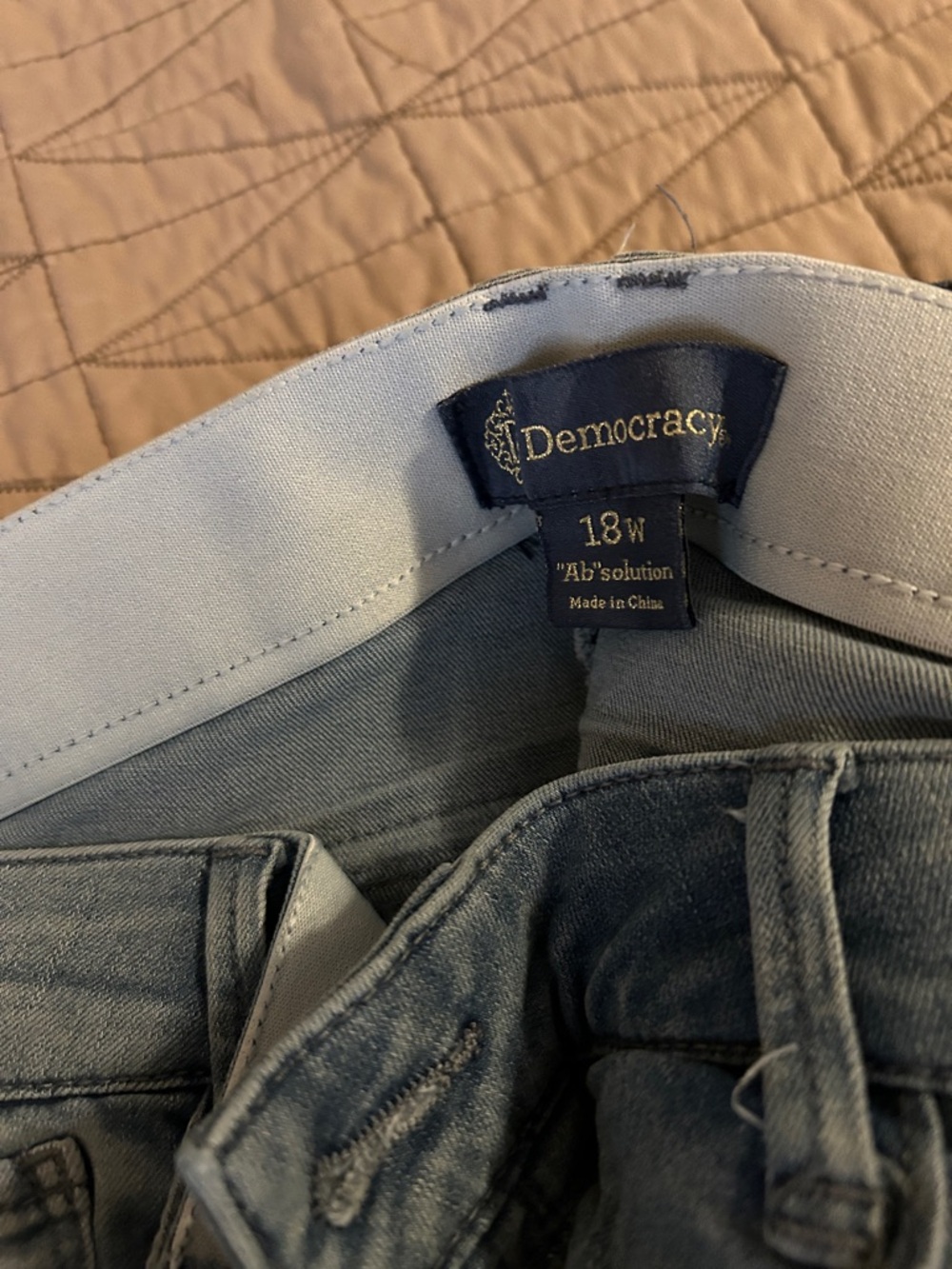 Democracy Women’s Jeans - Dark Blue, Light Blue, Blue - Picture 3 of 4